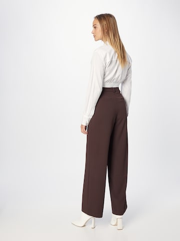 SISTERS POINT Wide leg Pants 'VAGNA' in Brown