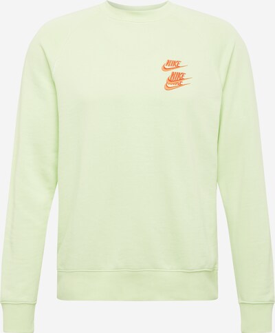Nike Sportswear Sweatshirt in pastellgrün / orange, Produktansicht