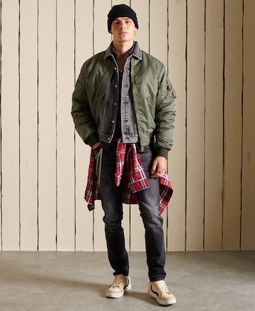 Superdry - Chaqueta de entretiempo 'Highwayman' en gris