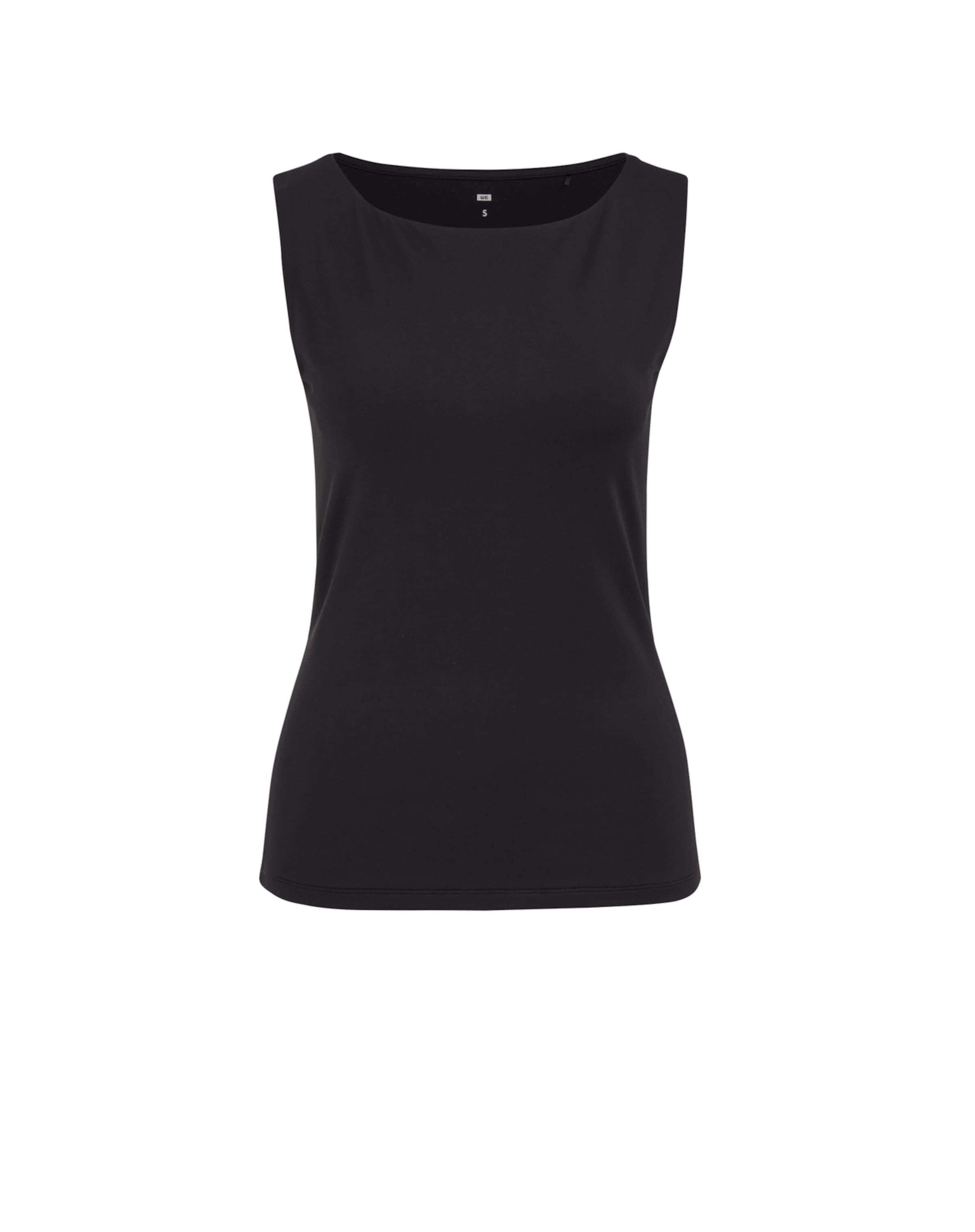 Top di WE Fashion in nero: frontale