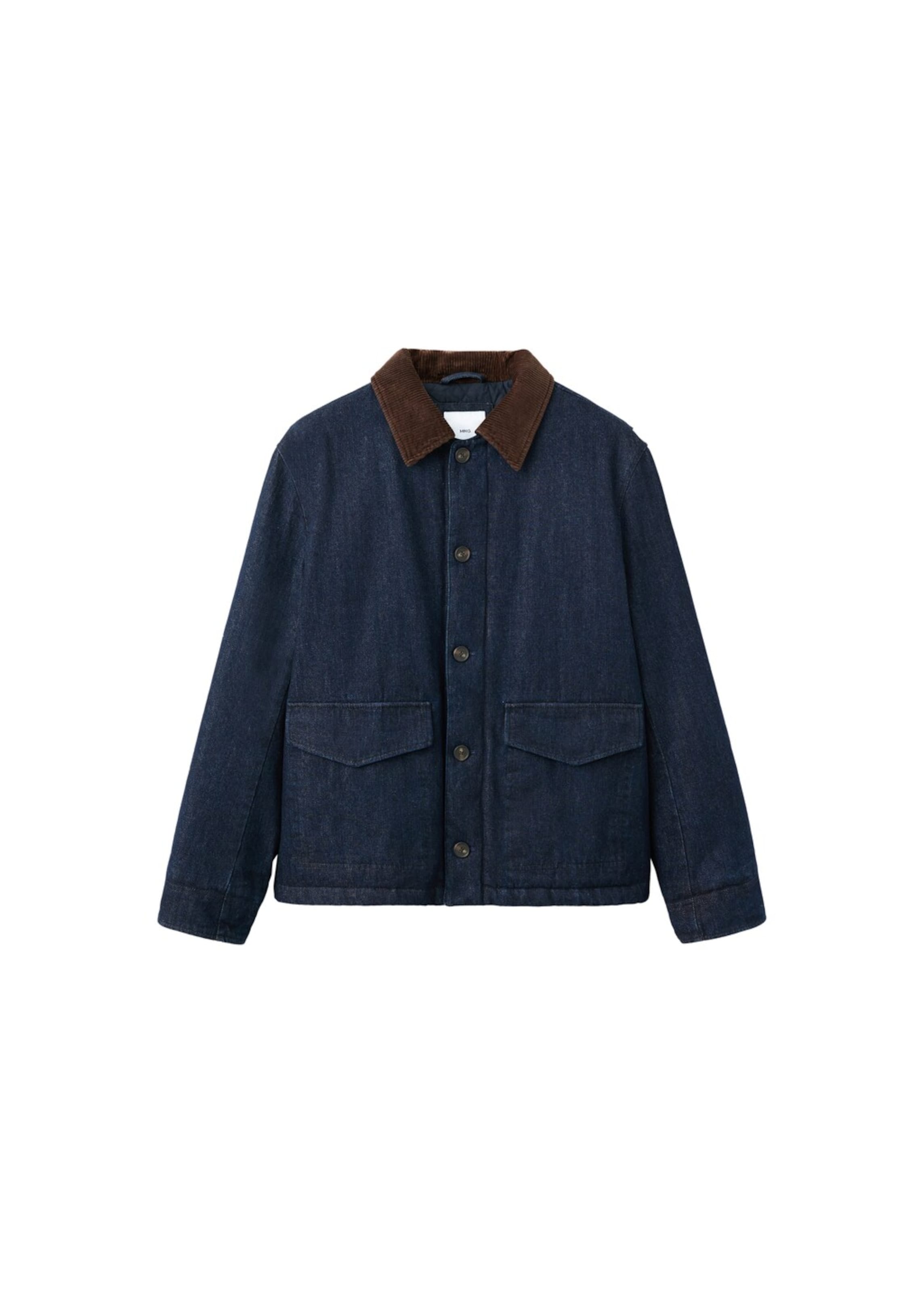 MANGO MAN Between-Season Jacket 'Wiston' in Blue: front