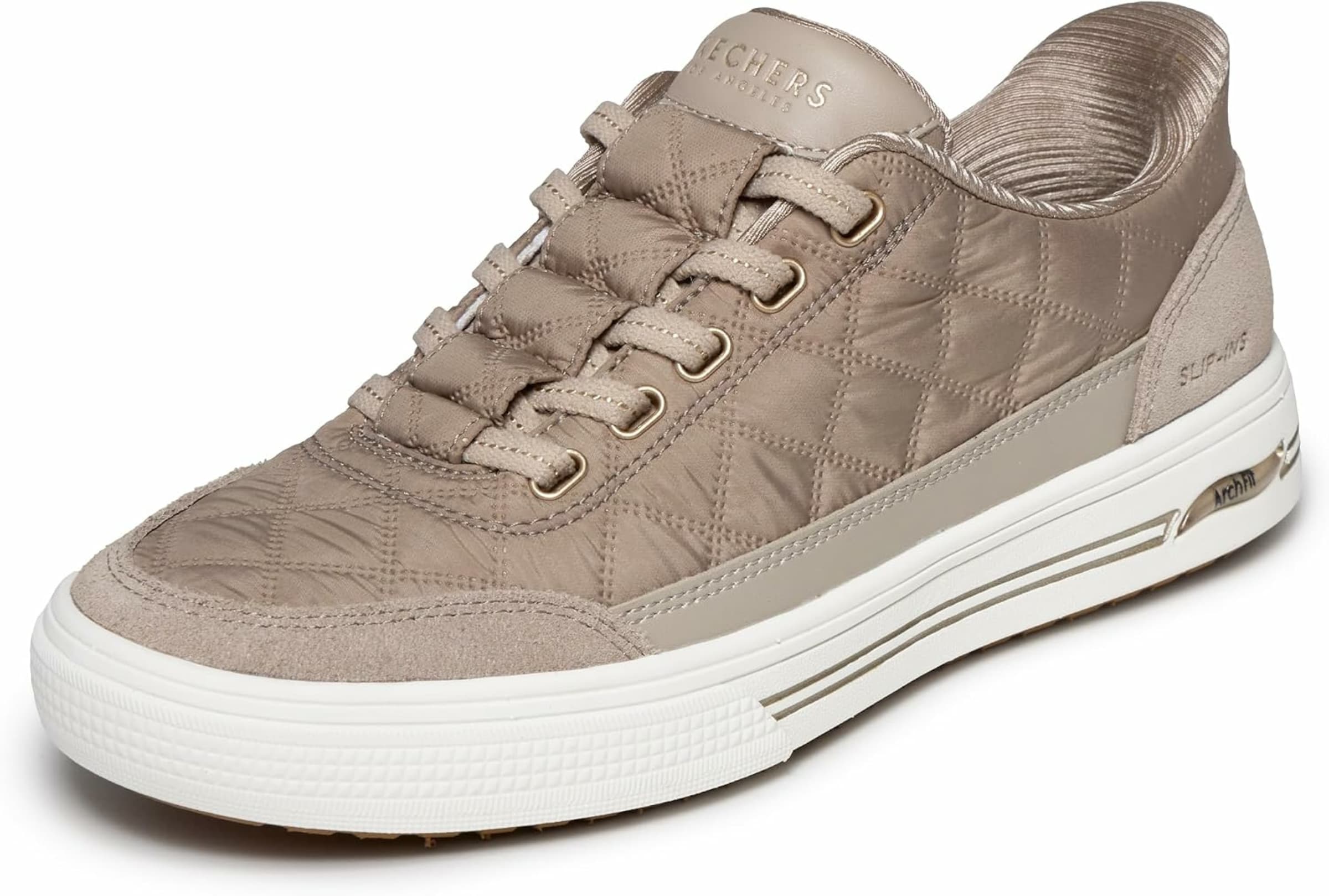 SKECHERS Sneaker 'ARCH FIT ARCADE-CUDDLE STEPS' in Beige: Vorderseite