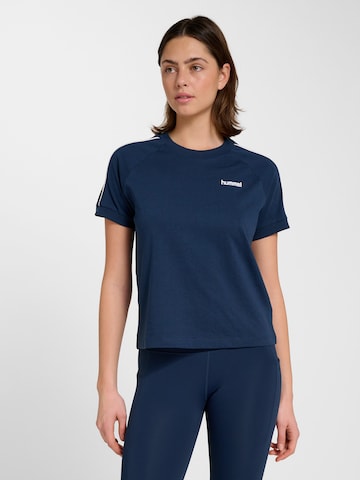 Hummel T-Shirt 'Pulse' in Blau: Vorderseite