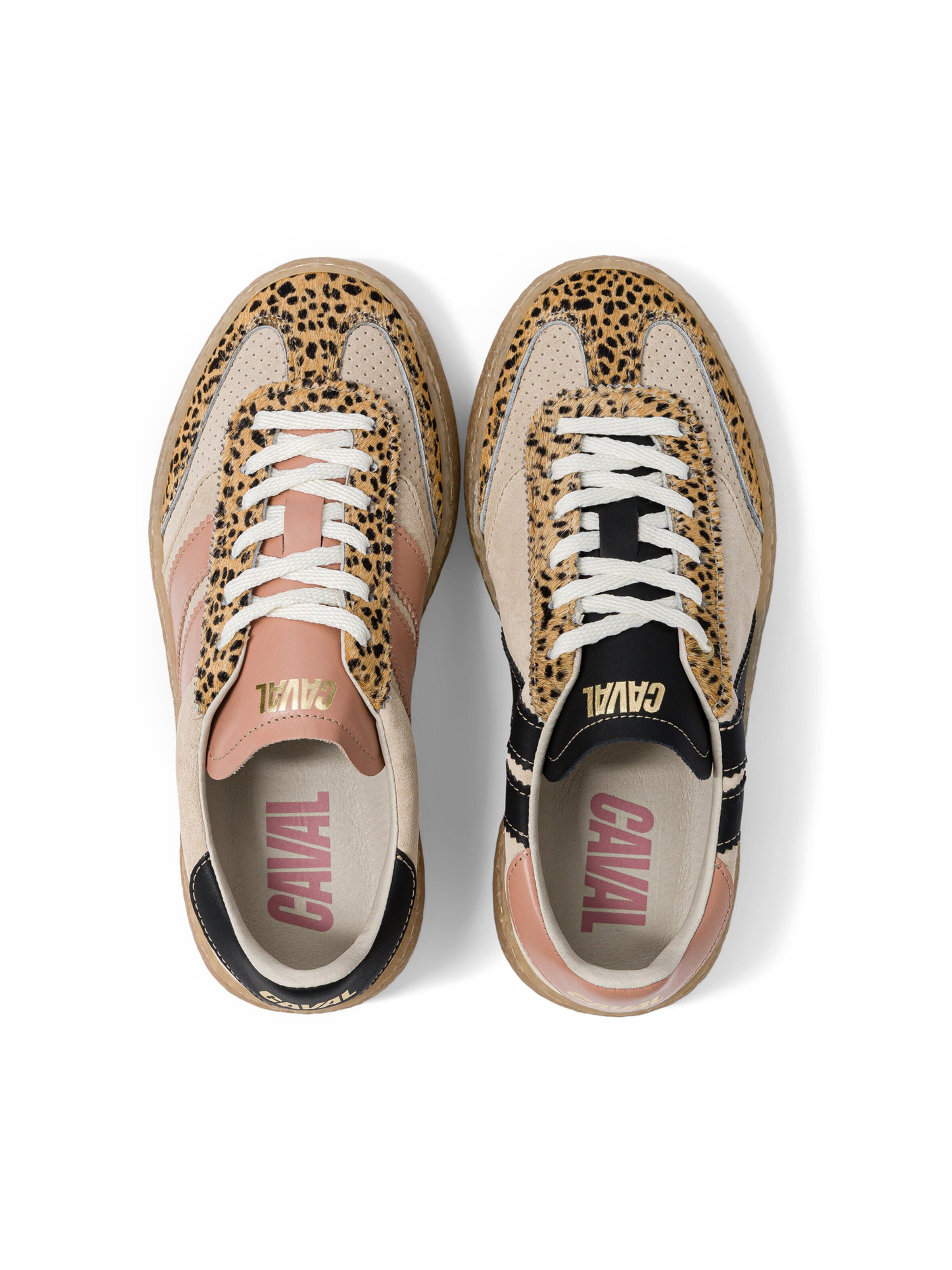 Caval Veterschoen ' HIGH PULSE ' in Beige: bovenkant