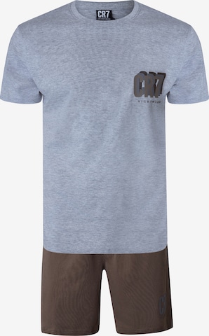 CR7 - Cristiano Ronaldo Pyjama kort ' Men BASIC ' in Bruin: voorkant