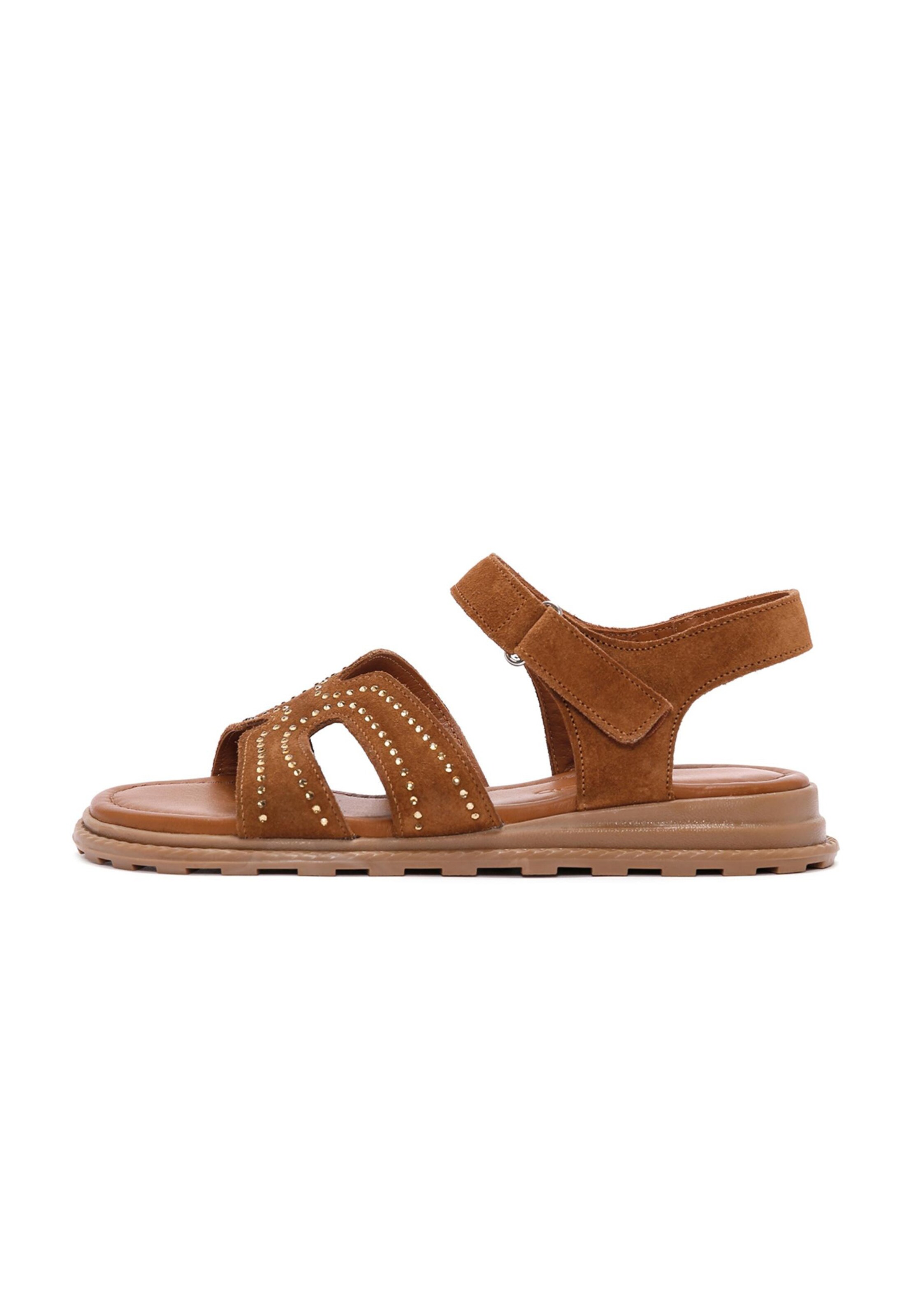Derimod Sandal in Brown: front
