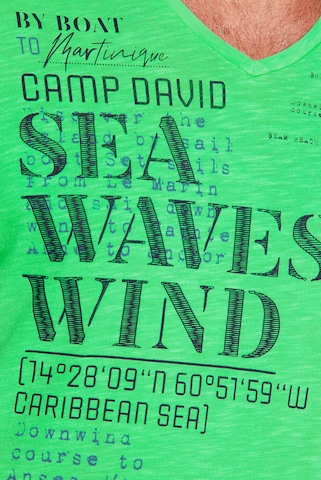 T-Shirt CAMP DAVID en vert