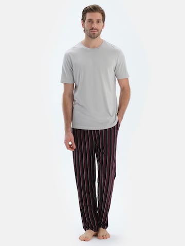 Dagi Pyjamas lang i grå: forside