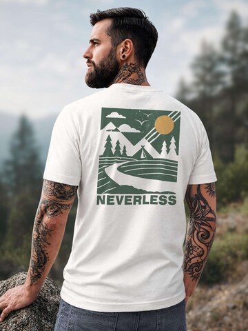 Neverless Shirt 'Neverless'‌‌‌‌‌‌‌ in Weiß