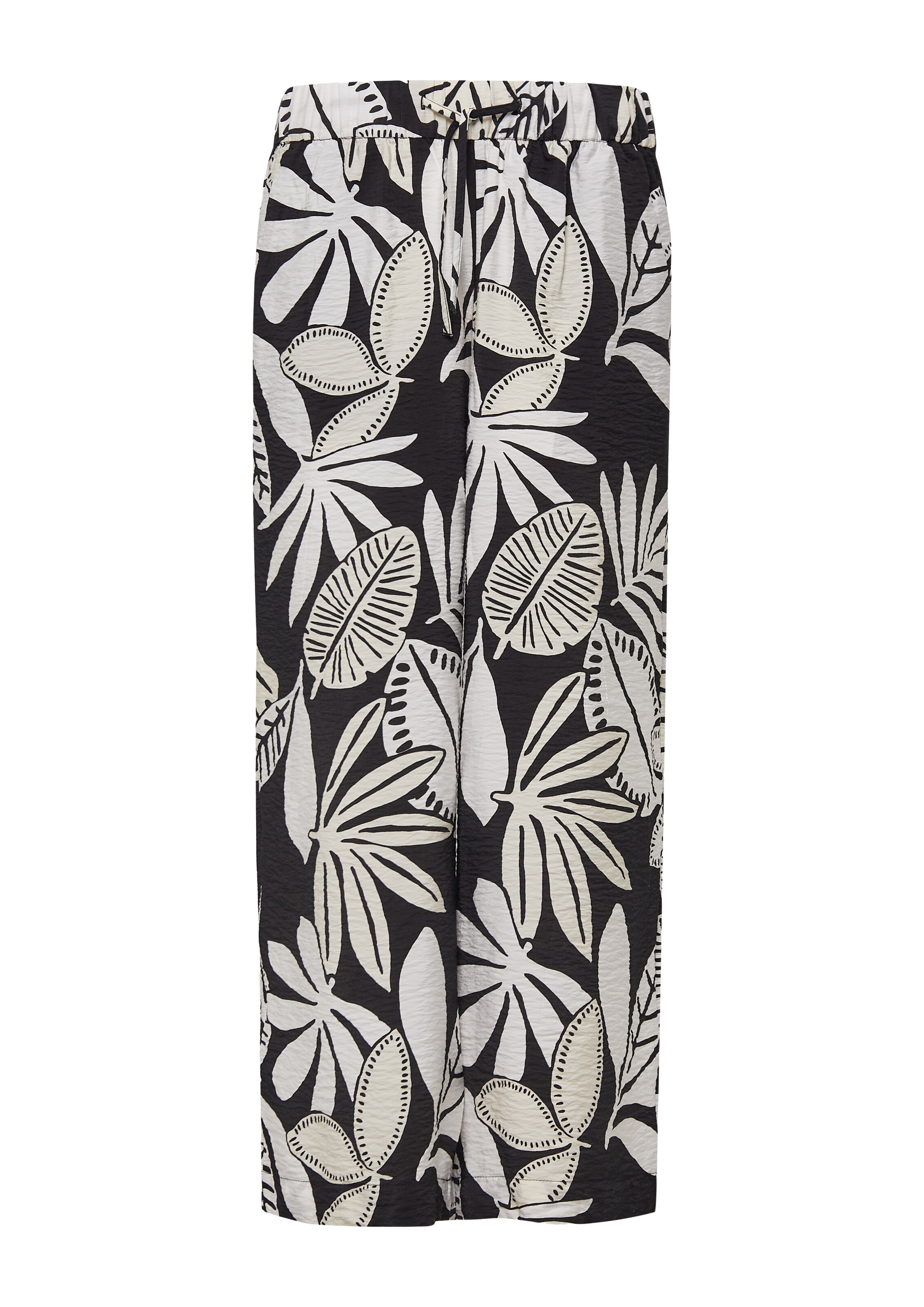 Wide Leg Pantalon s.Oliver en noir : devant