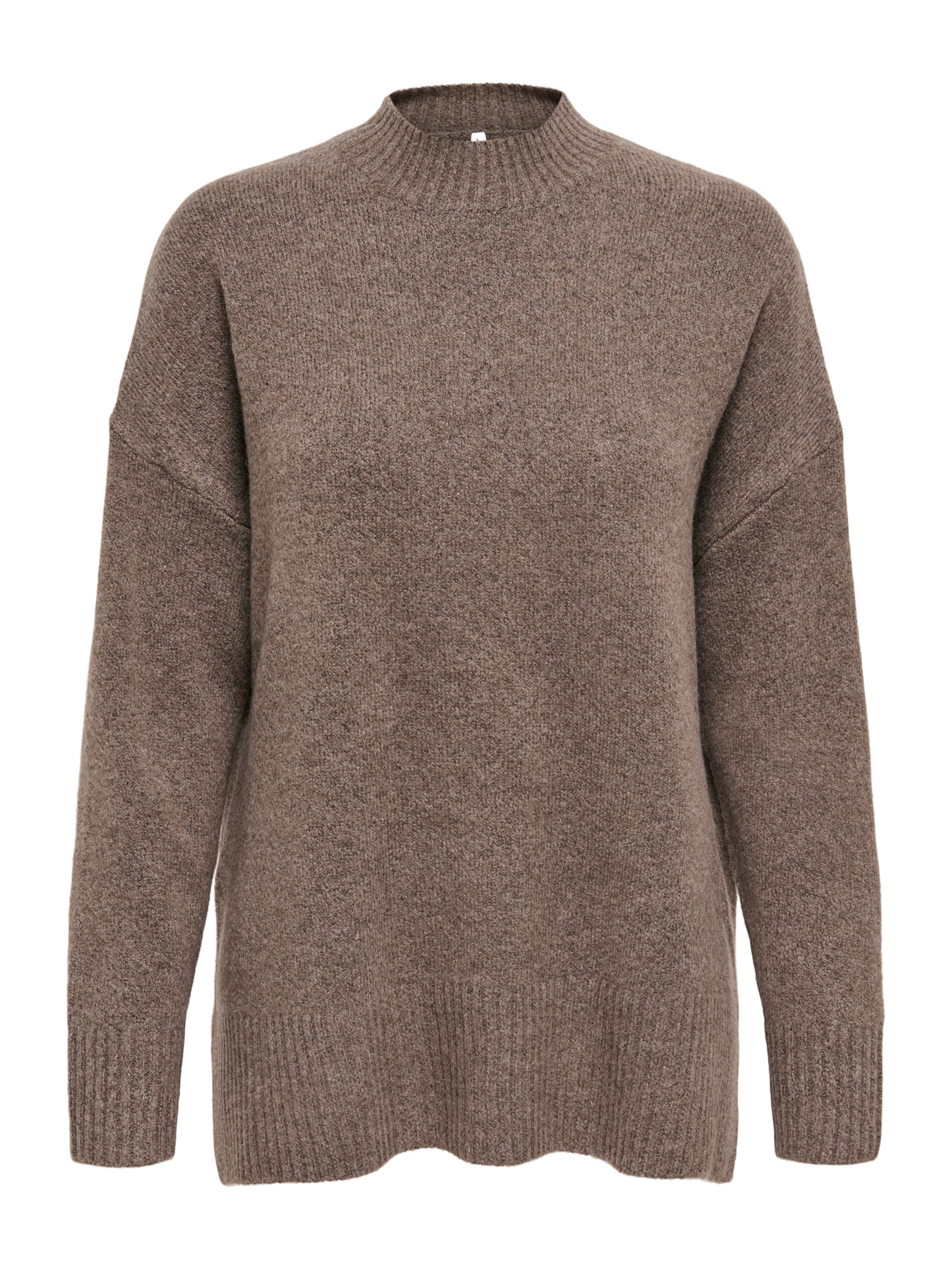 ONLY Sweter 'ONLHAZEL' w kolorze brązowy: przód