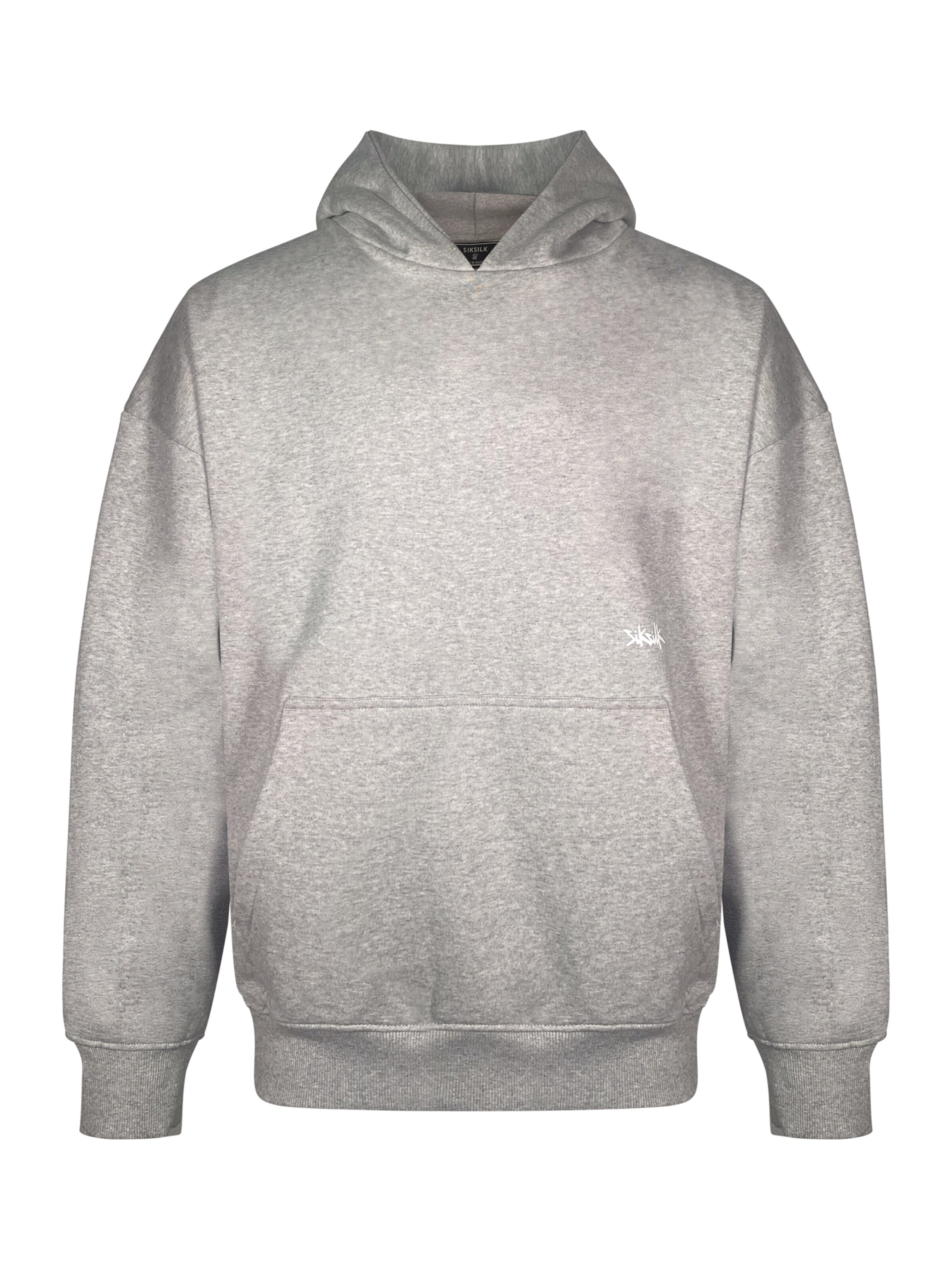 SikSilk Sweatshirt in Grey: front