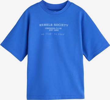Next - Camiseta en azul: frente
