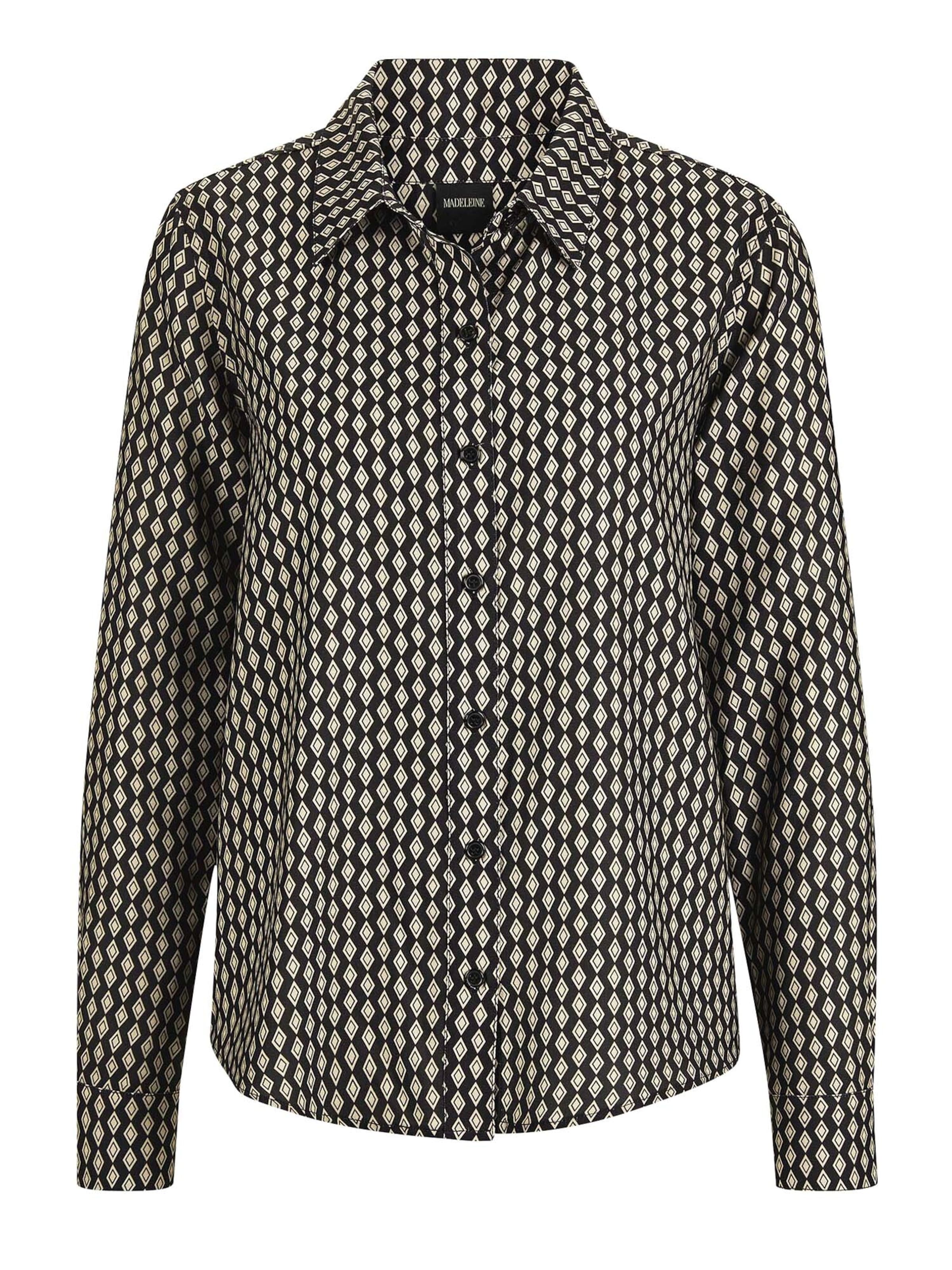 MADELEINE Blouse in Zwart: voorkant