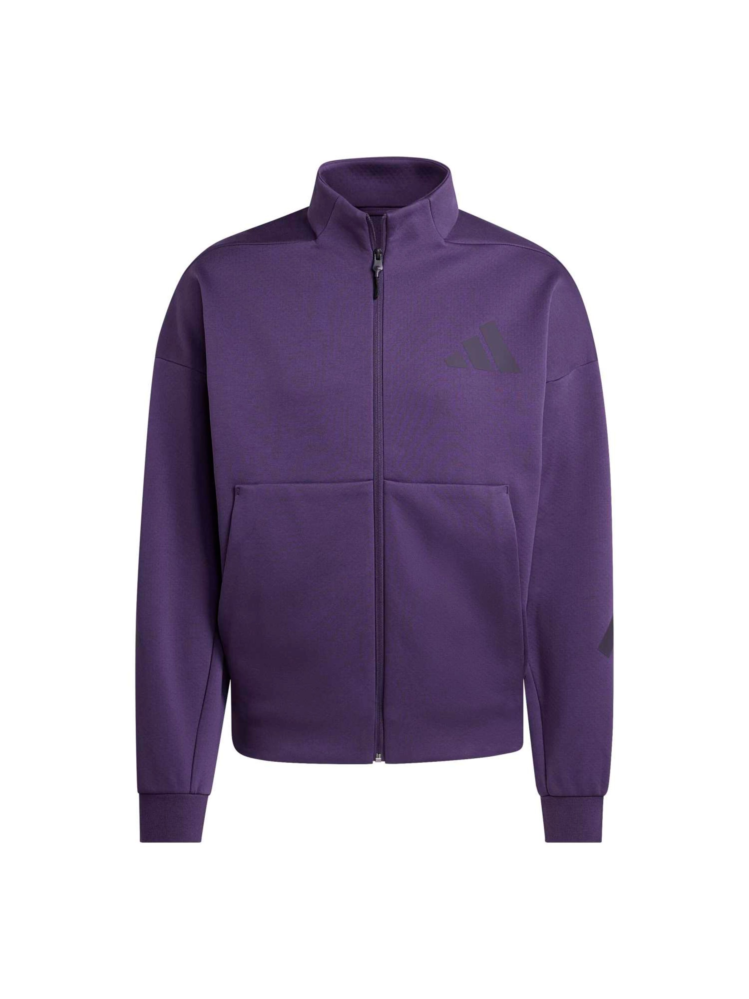 ADIDAS SPORTSWEAR - Casaco de treino em moletão 'Z.N.E.' em roxo: frente