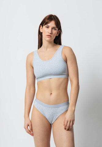 SNOCKS Thong in Grey: front