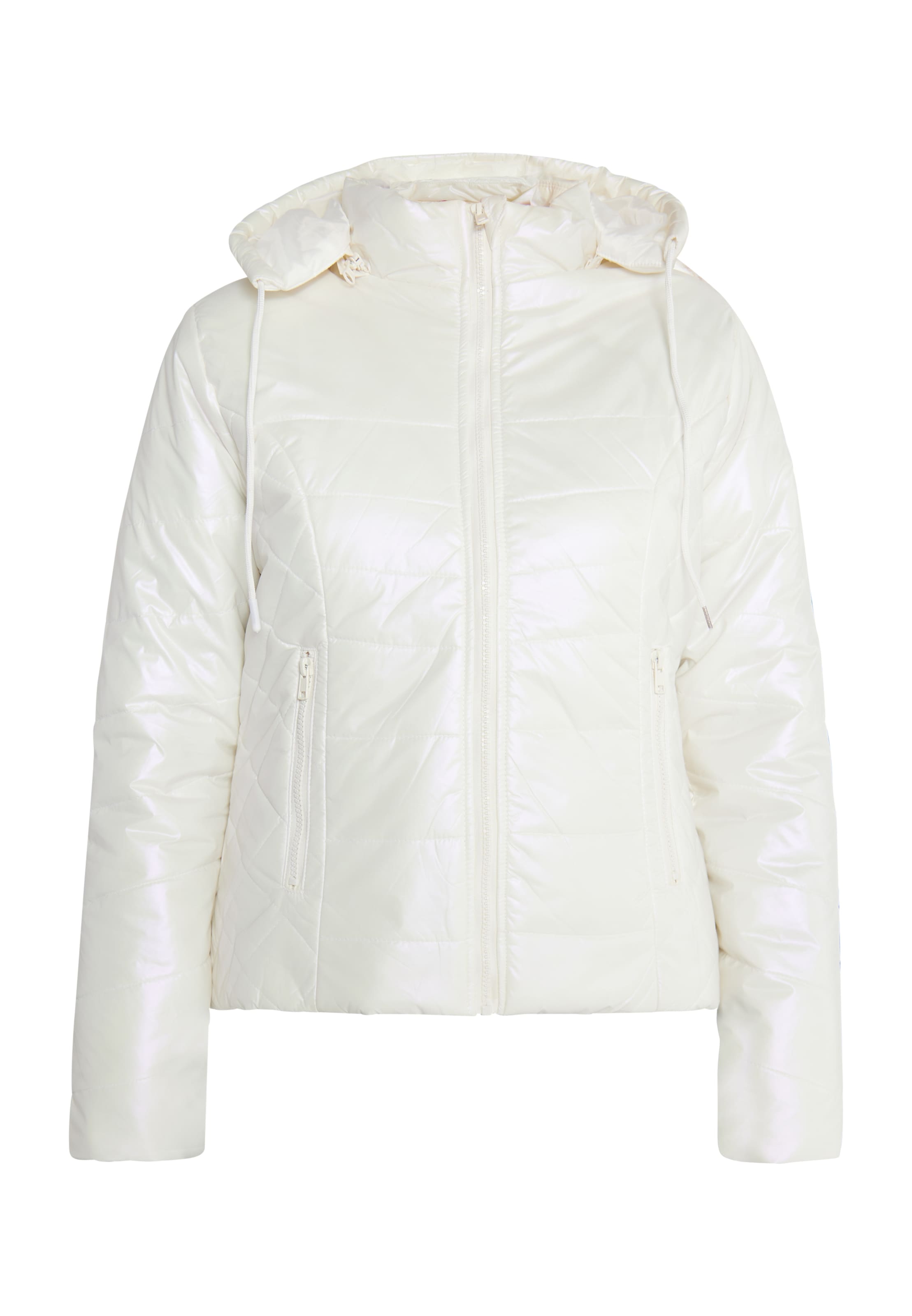 MYMO Χειμερινό μπουφάν σε λευκό: μπροστά