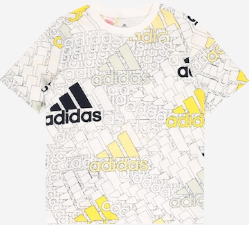 ADIDAS SPORTSWEAR Performance Shirt 'Brandlove' in White