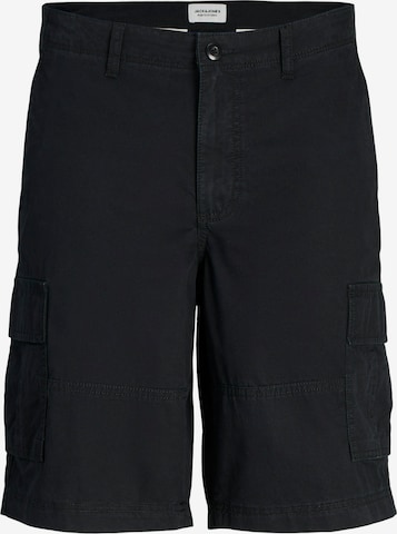 Loosefit Pantaloni cargo 'COLE CAMPAIGN' di JACK & JONES in nero: frontale