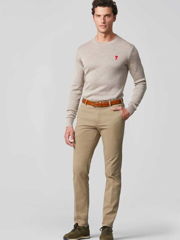 MEYER Slimfit Chino in Bruin