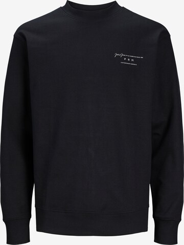 JACK & JONES Sweatshirt 'SANCHEZ' in Zwart: voorkant