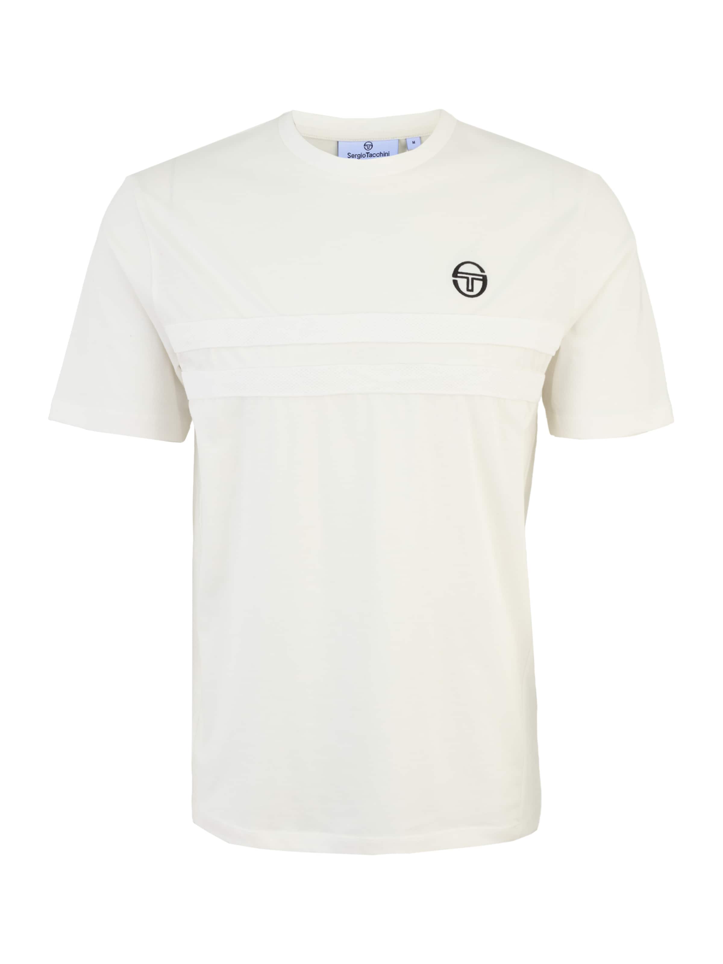 T-Shirt 'Egeo Co' Sergio Tacchini en blanc : devant