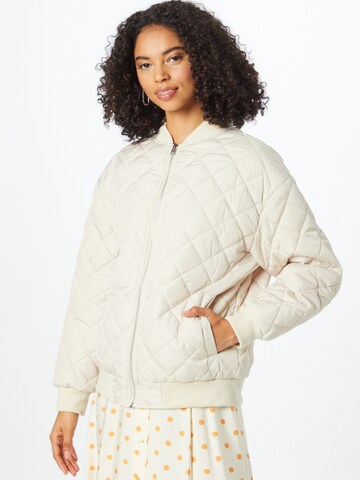 Urban Classics Between-Season Jacket in Beige: front