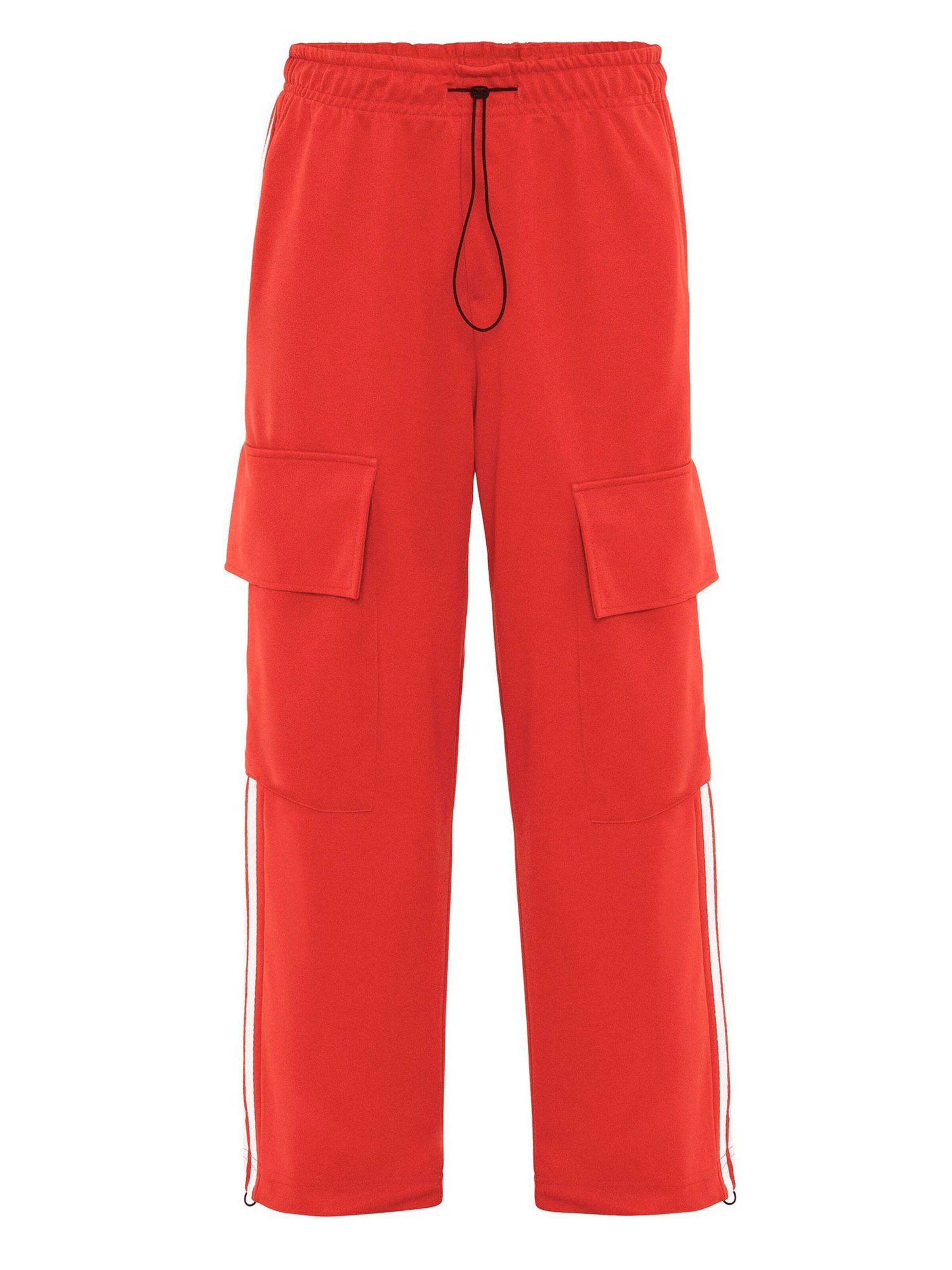 Dandalo Loose fit Cargo trousers in Red: front