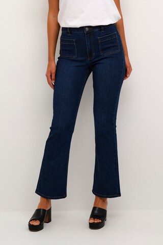 Kaffe Flared Jeans 'Sinem' in Blue: front