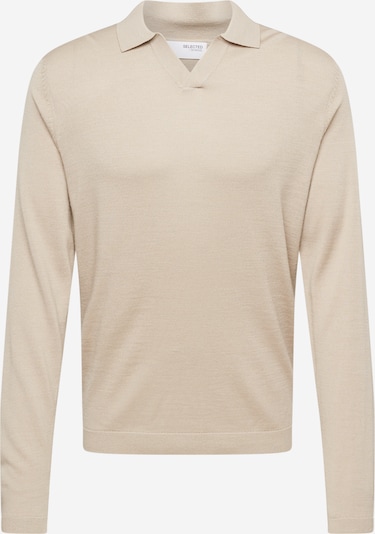 SELECTED HOMME Pullover 'TOWN' in sand, Produktansicht