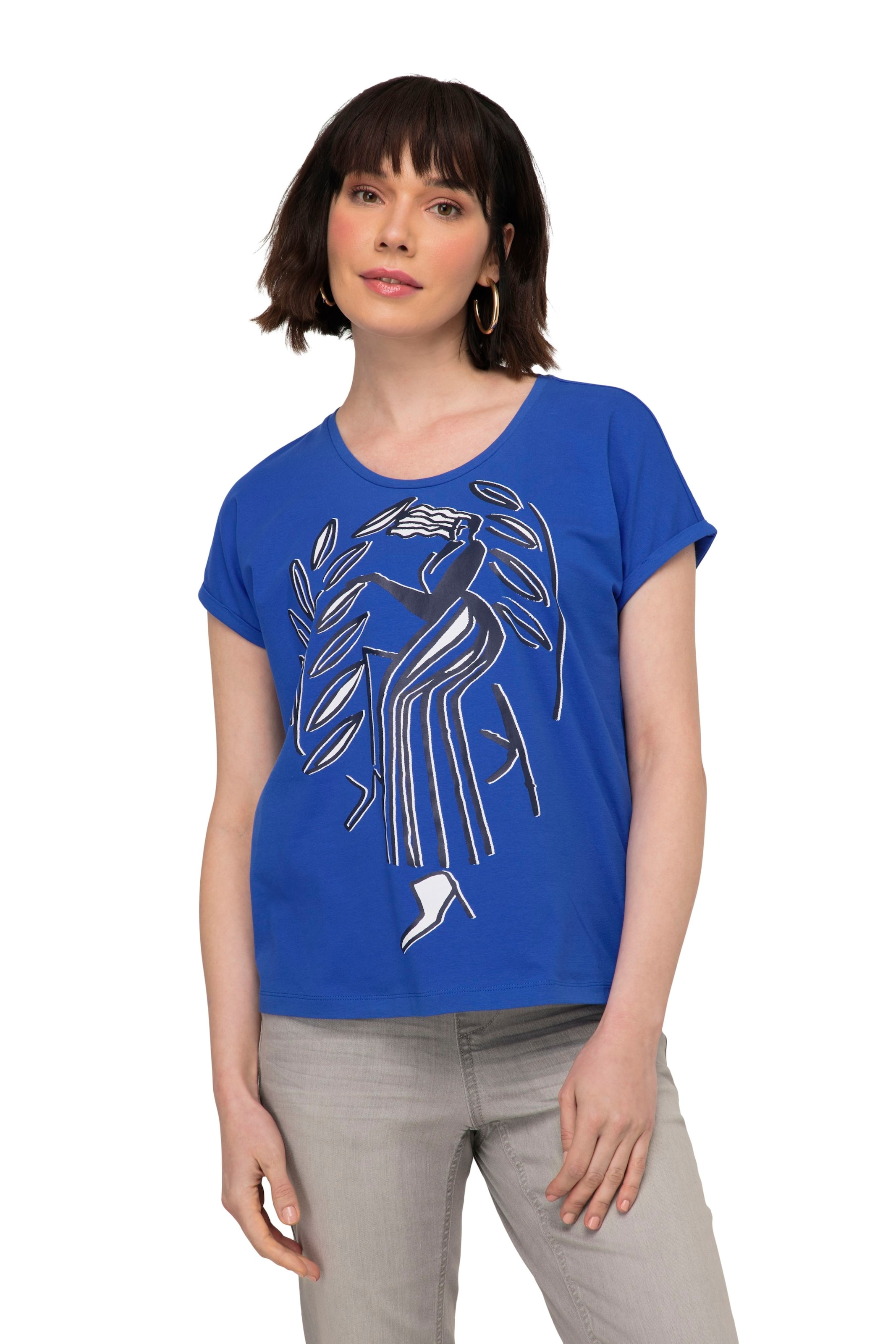 LAURASØN Shirt in Blauw: voorkant