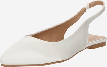 ABOUT YOU Ballet Flats 'Samira' in White: front