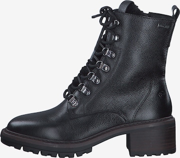 TAMARIS Lace-Up Ankle Boots in Black