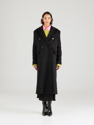 UNITED COLORS OF BENETTON Between-Seasons Coat in Black: front