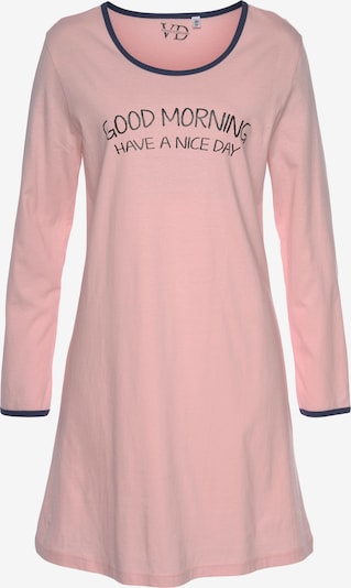 VIVANCE Nachthemd 'Dream' in navy / rosa, Produktansicht