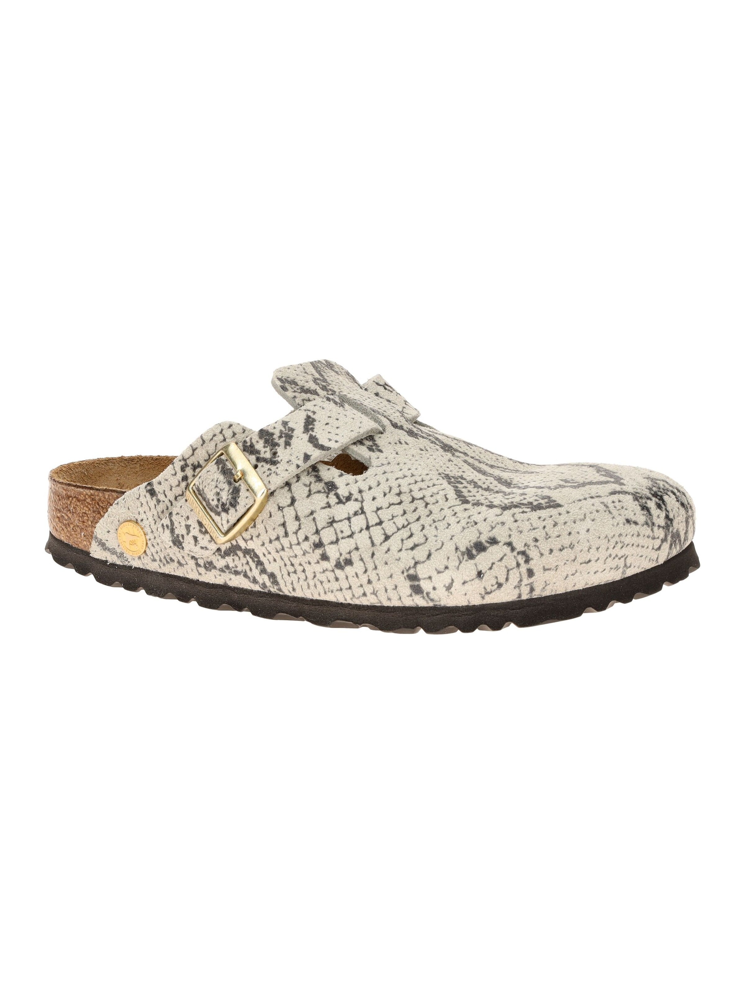 BIRKENSTOCK Træsko i grå: forside