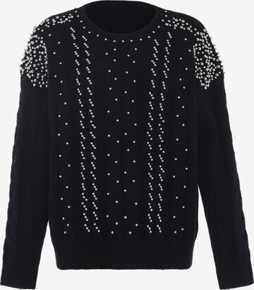 Pull-over faina en noir : devant