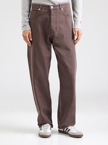 Loosefit Jean NORSE PROJECTS en marron : devant