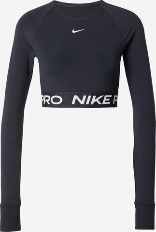 NIKE Funktionsbluse 'Pro' i sort: forside