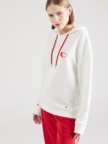 Key Largo Sweatshirt 'CHERIE' i vit: framsida