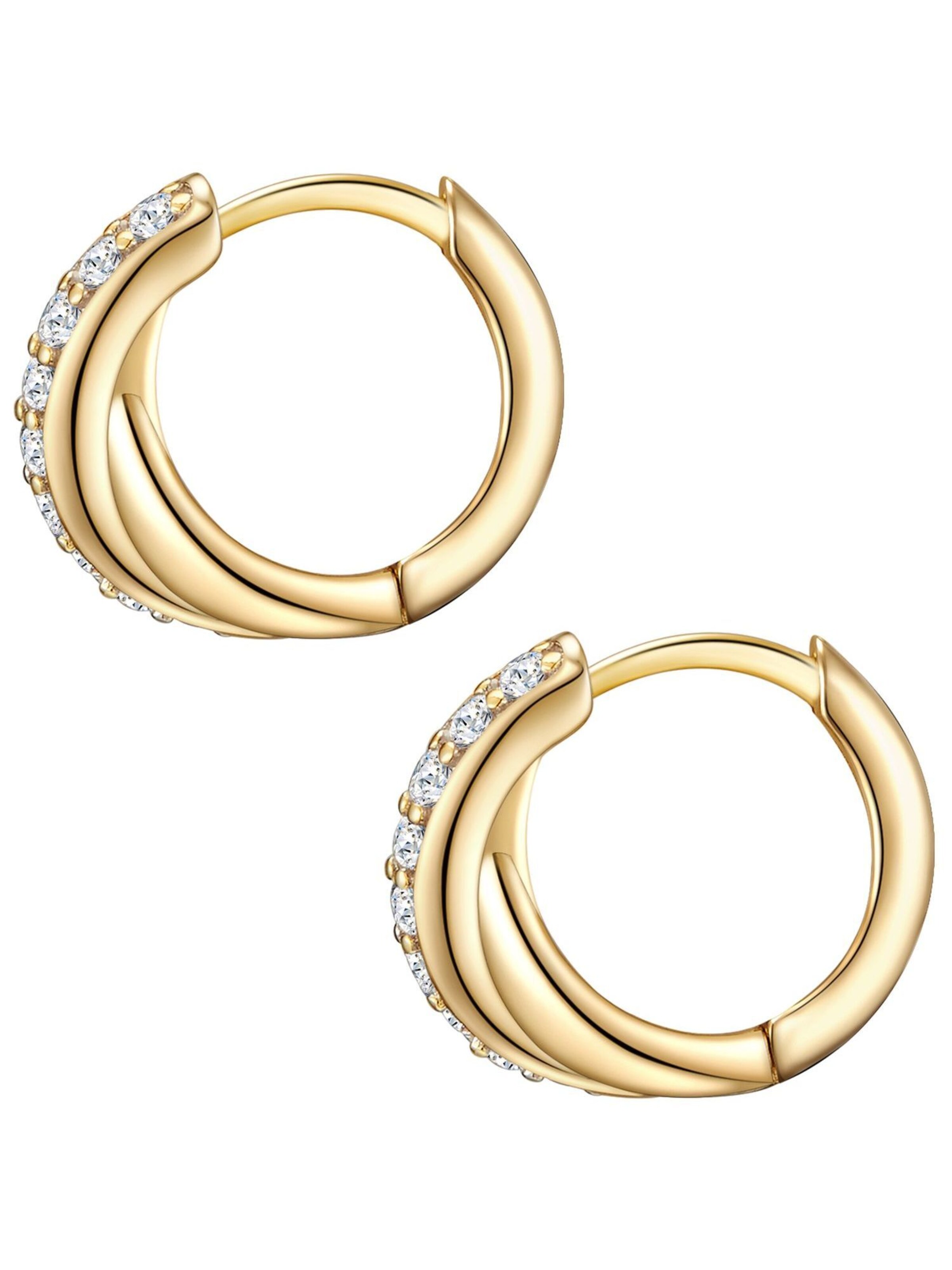 Boucles d'oreilles Rafaela Donata en jaune