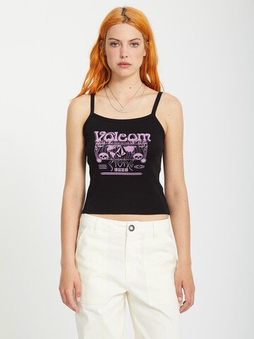 Volcom Top '1991 STRAPPY' in Schwarz: Vorderseite