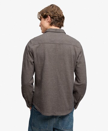 Superdry & Co Regular fit Overhemd in Bruin
