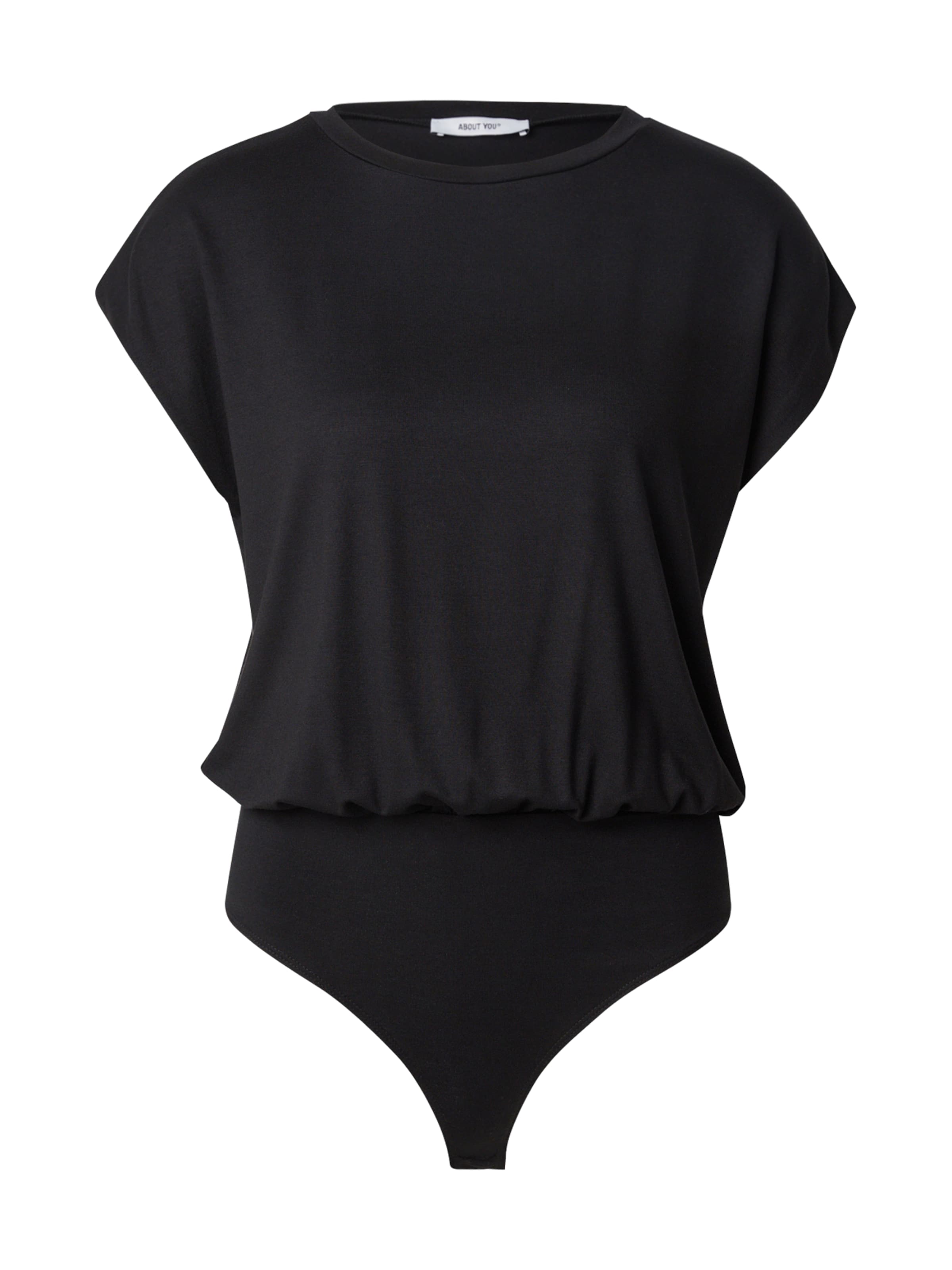 ABOUT YOU Bodi majica 'Marcella' | črna barva: sprednja stran
