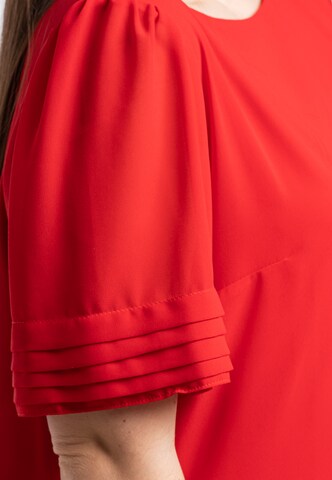 Robe de cocktail ' NILA ' Karko en rouge