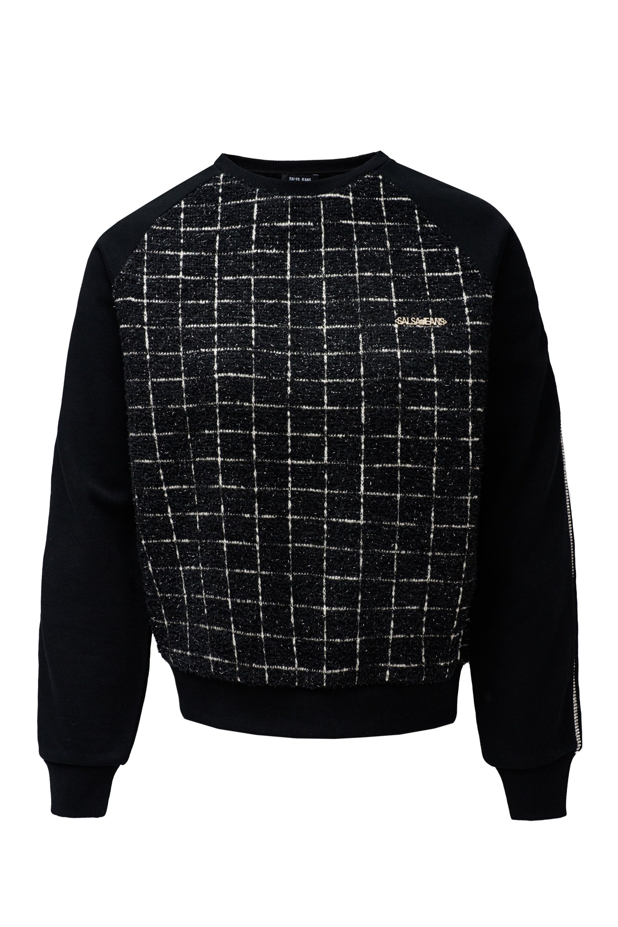 Salsa Jeans Trui in Zwart: voorkant