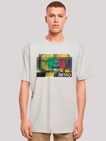 F4NT4STIC Shirt 'Heroes of Childhood Tao Tao Cassette' in Grey: front
