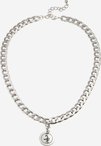 VIERVIER Halsband 'Nikay' i silver: framsida