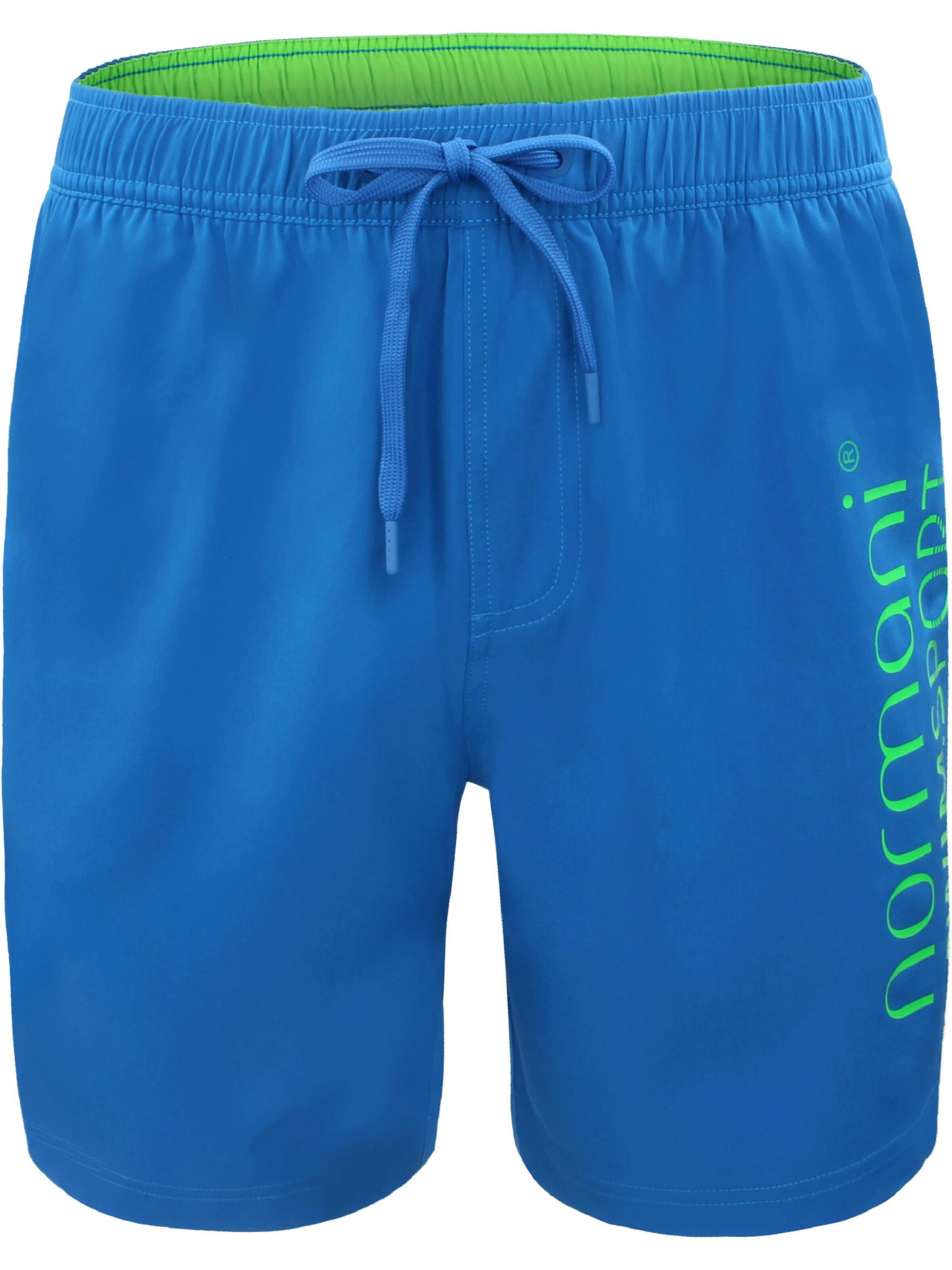 normani Zwemshorts ' Nio ' in Blauw: voorkant