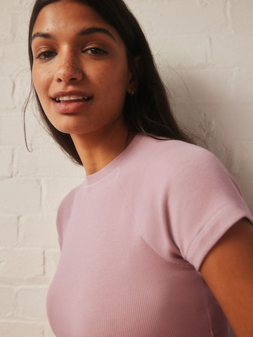 T-shirt self. en violet